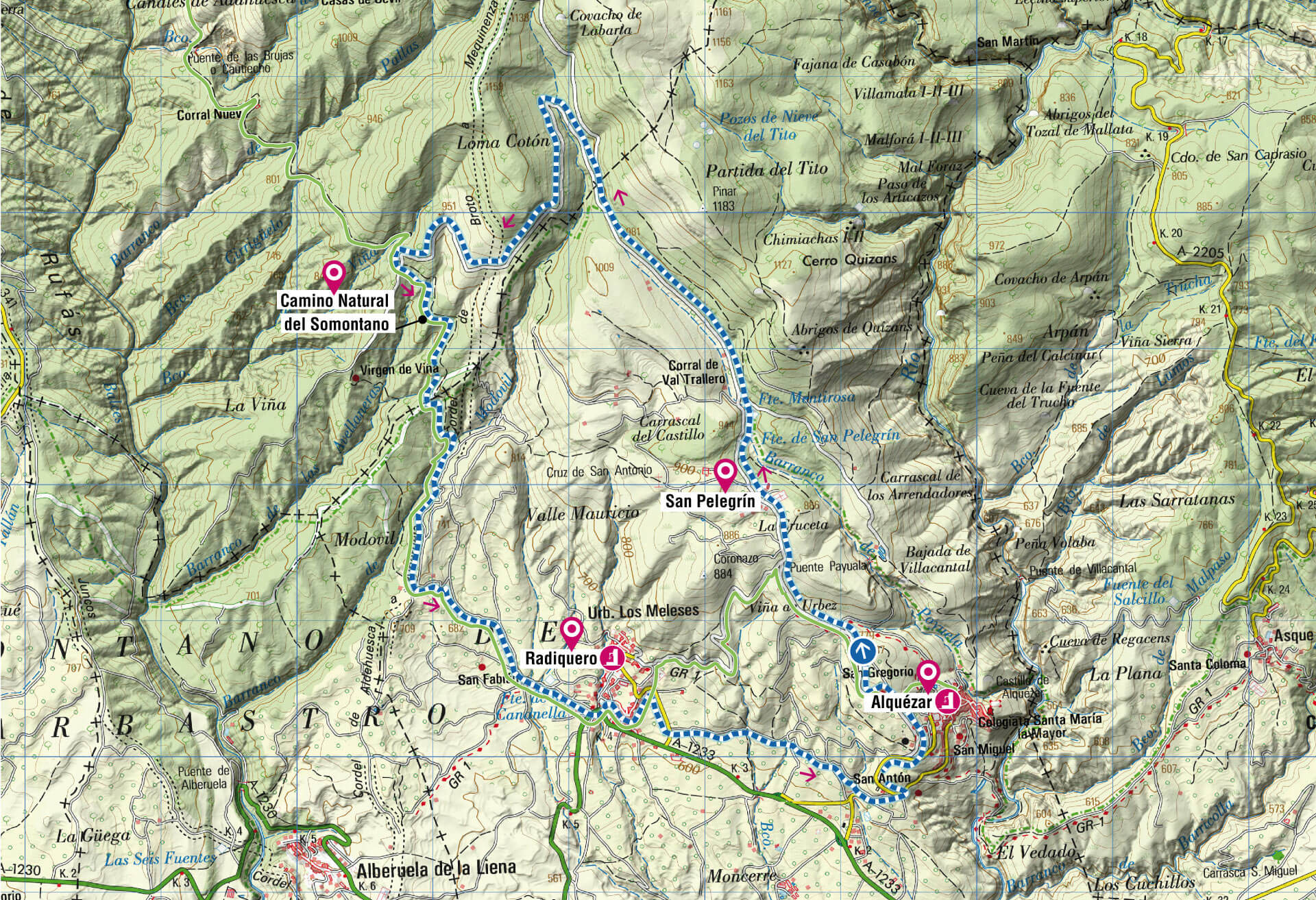 4 san pelegrin mapa