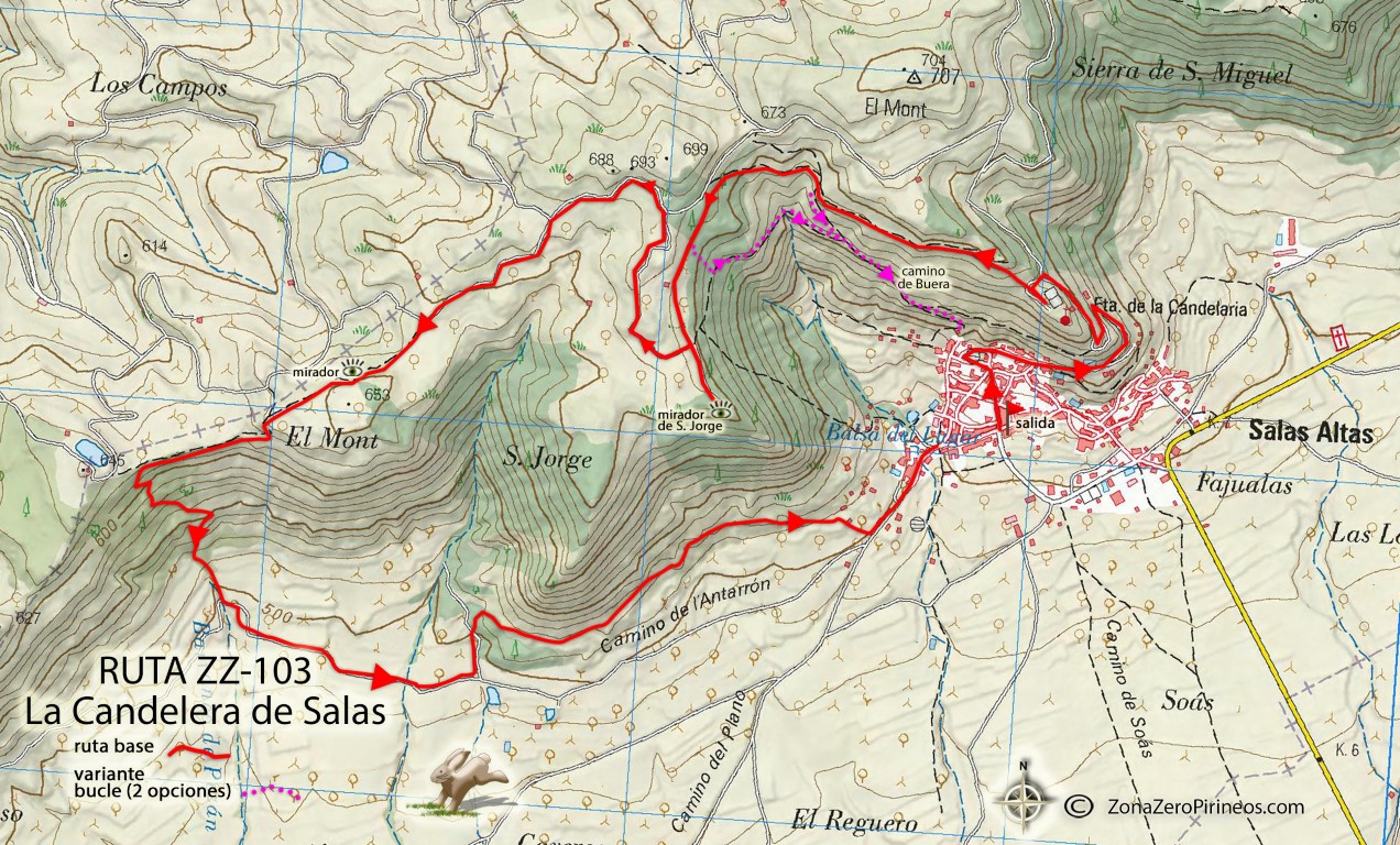 ZZ103 la Candelera de Salas 1 mapa