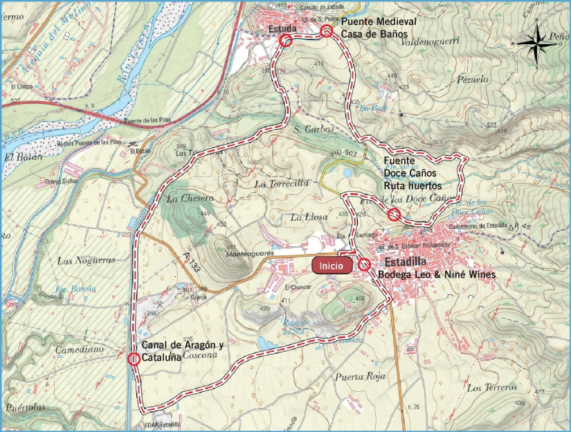 mapa bodegas de la carrodilla