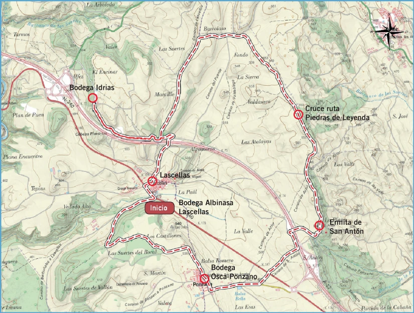 mapa ribera del alcanadre