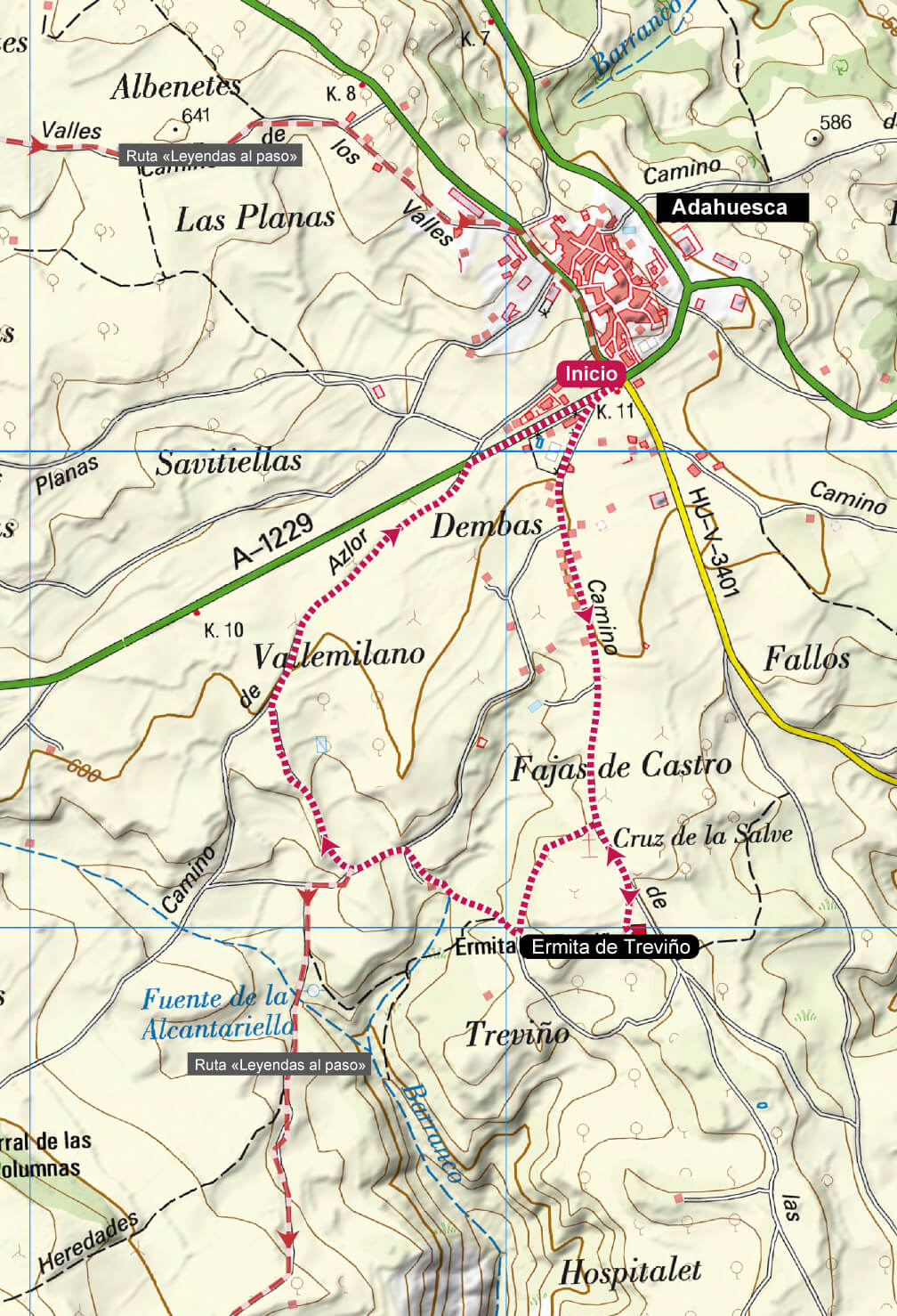 Mapa R 3 Treviño Adahuesca baja