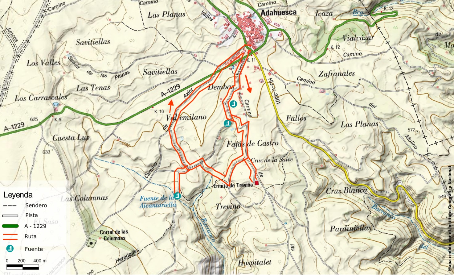 paisaje mediterraneo mapa