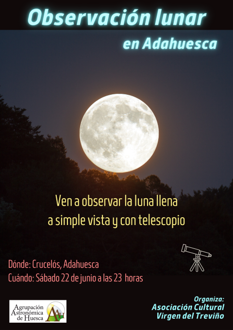 Observación lunar Adahuesca