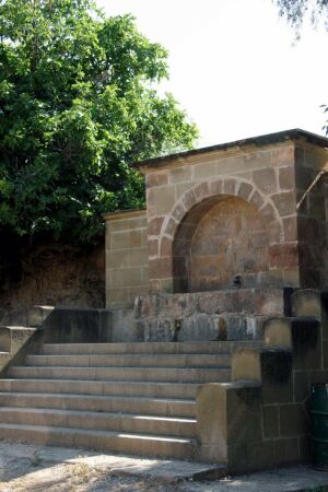 Brunnen Labanera und Maurische Waschanlagen. Azlor