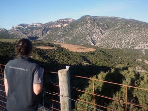 Langs de top van de Balced. Las Almunias de Rodellar