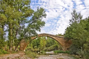 Brücke von L’Albarda. Alquézar
