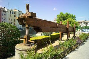 Pressoir à bascule. Barbastro