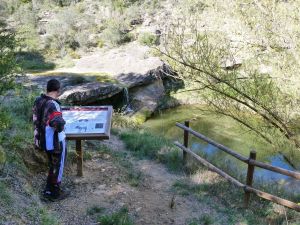 Estaño ros Palomos Route. Salas Bajas