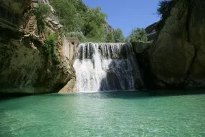 Acequia, presa, central, molino. Alquézar