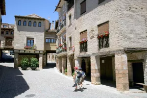 Antigua Plaza Mayor. Alquézar