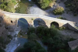 Brücke von Fuendebaños. Alquiézar