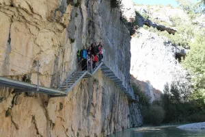 Footbridges Route. Alquézar