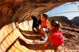Horarios visitas al arte rupestre