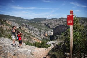 Route naar de Basacol-meren. Alquézar