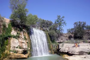 Wasserfall Oder Wasserrad. Pozán de Vero