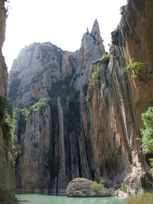 LIC Felsschlucht von Olvena