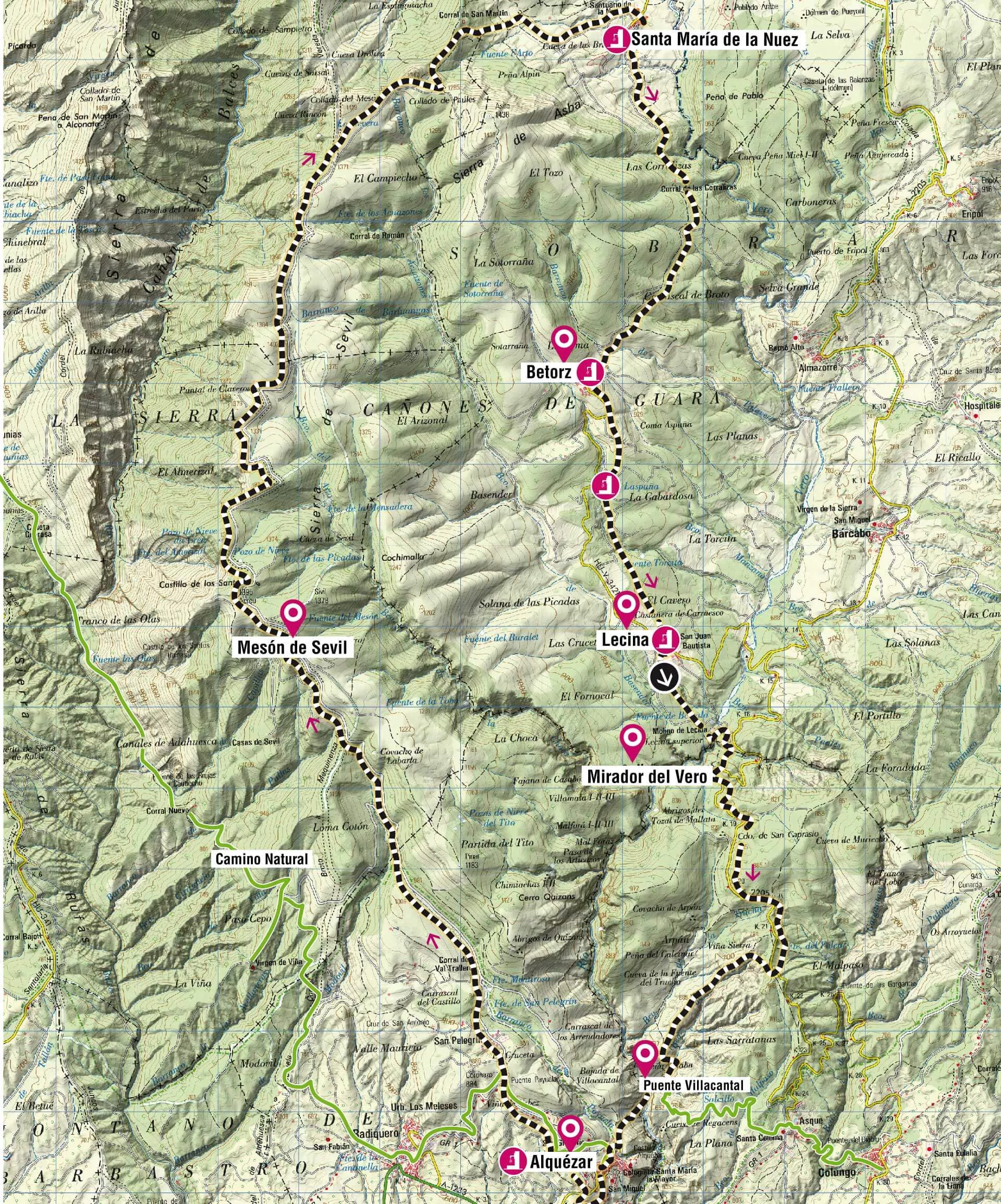 5 gran vuelta vero mapa