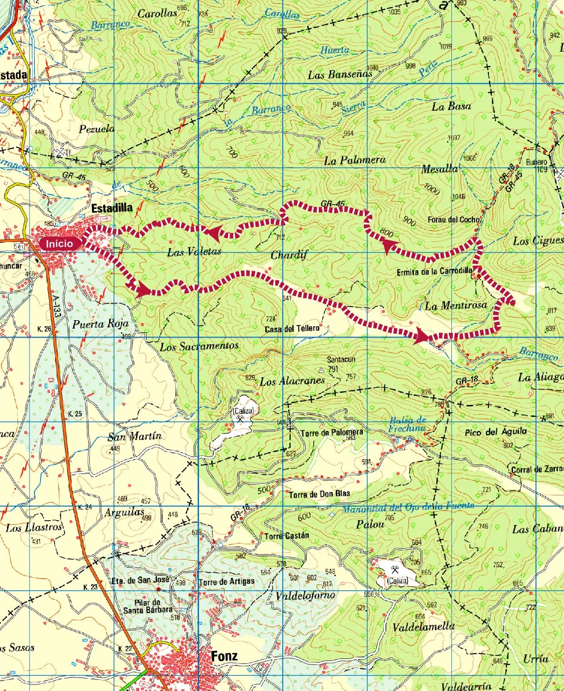 MAPA-Ruta43 BTTSantuario Carrodilla