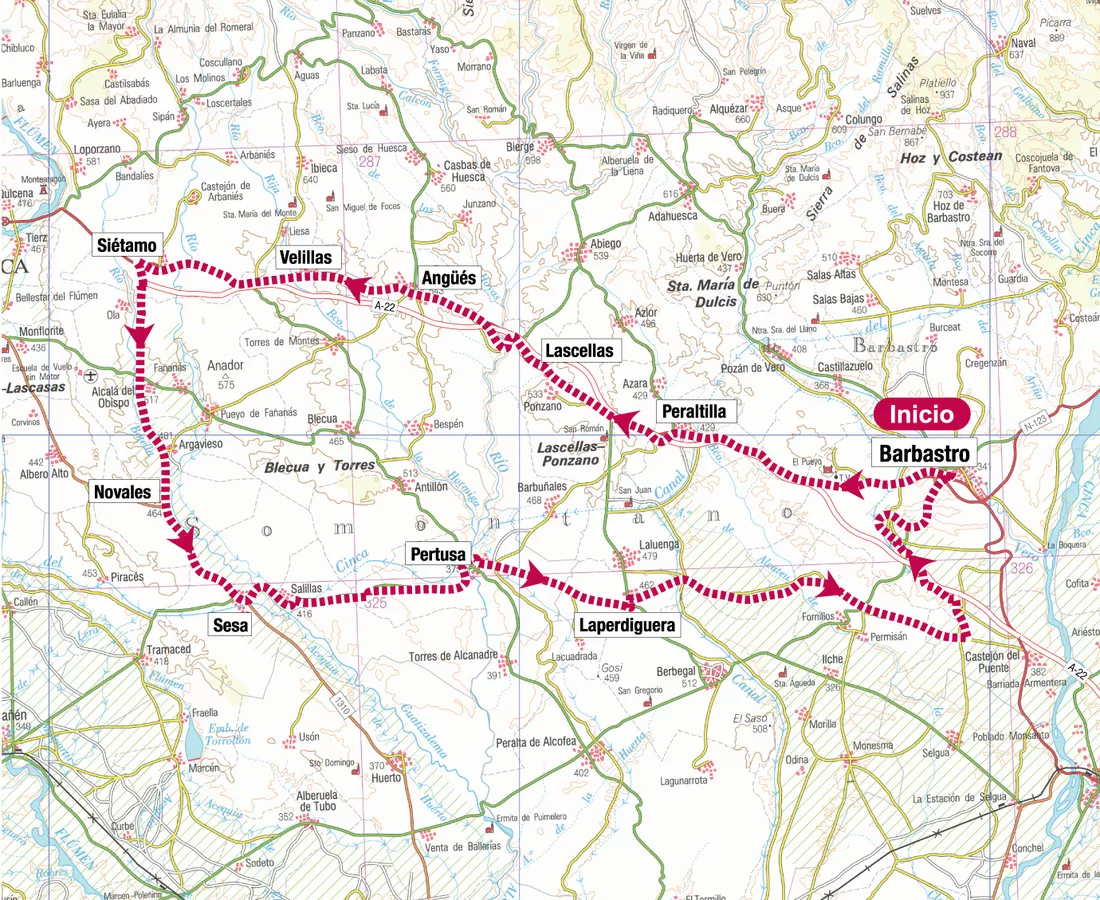 MAPA-Ruta1 BTTC Barbastro