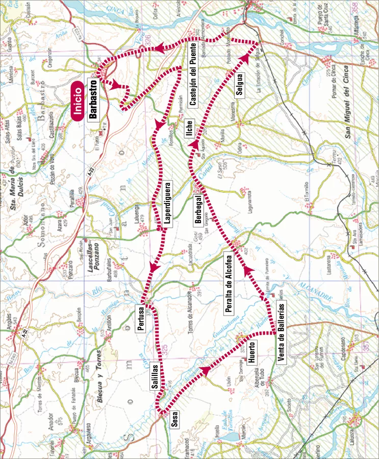 MAPA-Ruta2 BTTC Barbastro