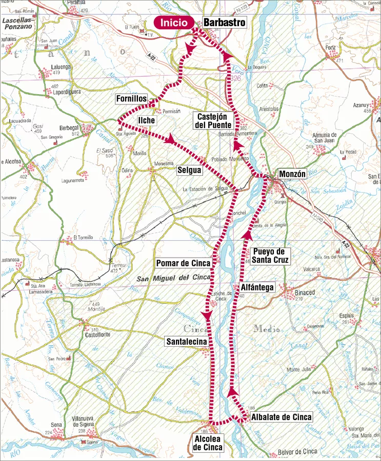 MAPA-Ruta3 BTTC Barbastro