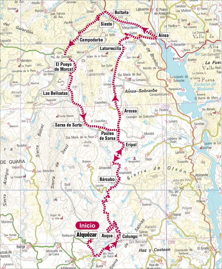 MAPA-Ruta5 BTTC Alquezar