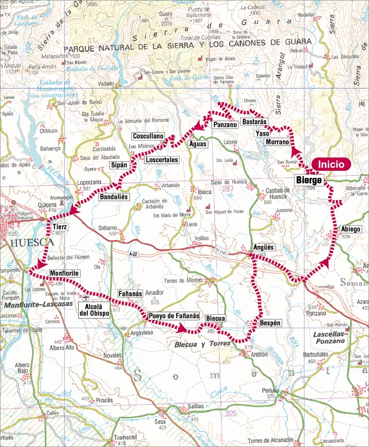 MAPA-Ruta7 BTTC Bierge