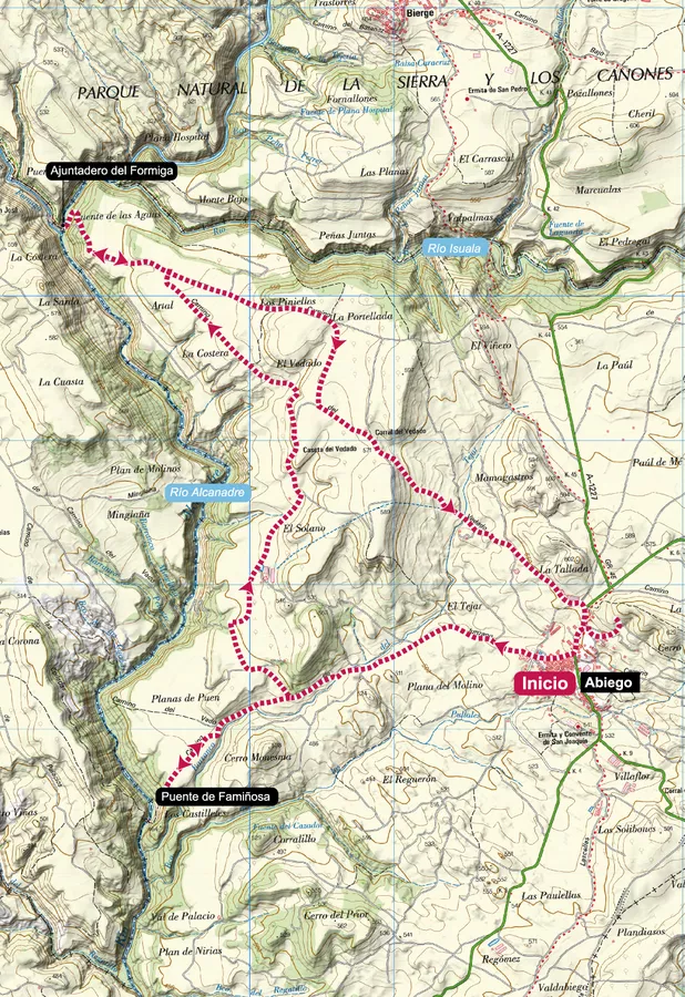 mapa 14Abiego PuenteMediaval TRZ