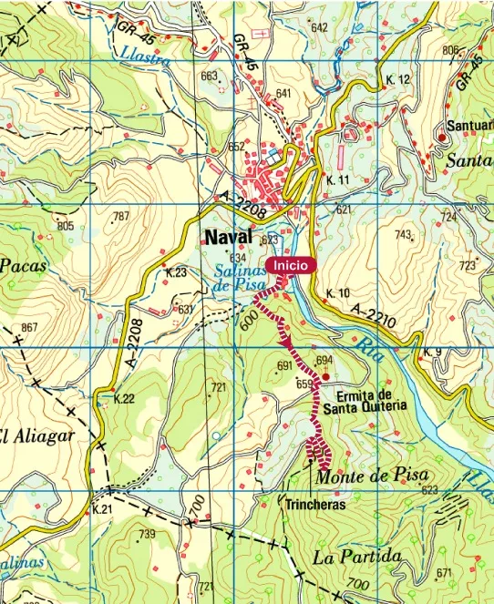 Ruta al Mirador de Pisa