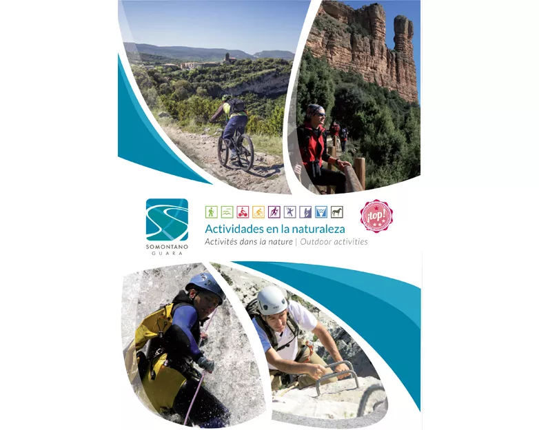 Couverture de la carte des activit&eacute;s nature &mdash; Guara Somontano